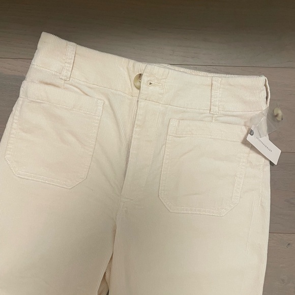 Anthropologie The Colette Cropped Wide-Leg Corduroy Pants by Maeve - Picture 4 of 6